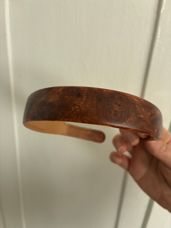 NEW 90s BROWN HEADBAND TORTOISESHELL HAIR TIARA BROWN CAROLYN BESSETTE KENNEDY